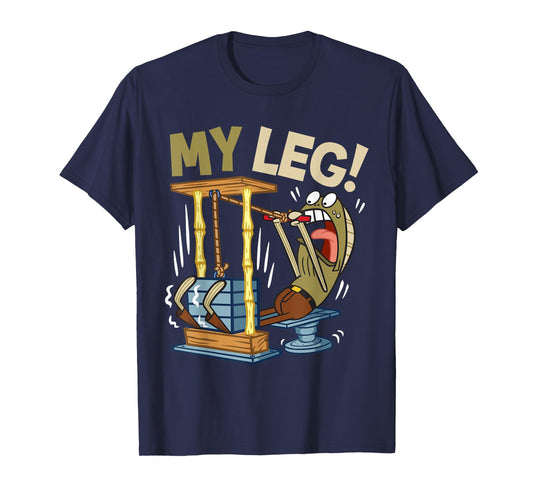 Mademark x SpongeBob SquarePants - My Leg Legs Day Weight Lifting Bodybuilding SpongeBob Gym T-Shirt