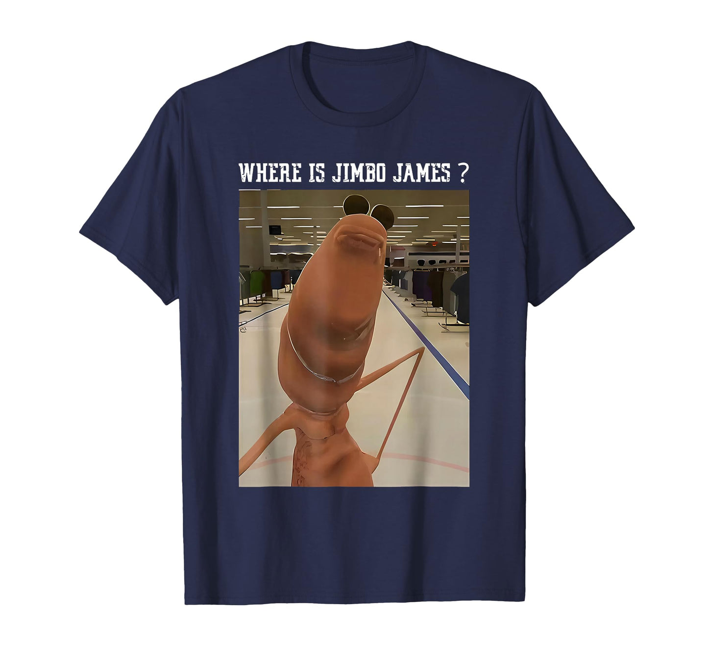 Marcus The Worm Where is Jimbo James Meme T-Shirt