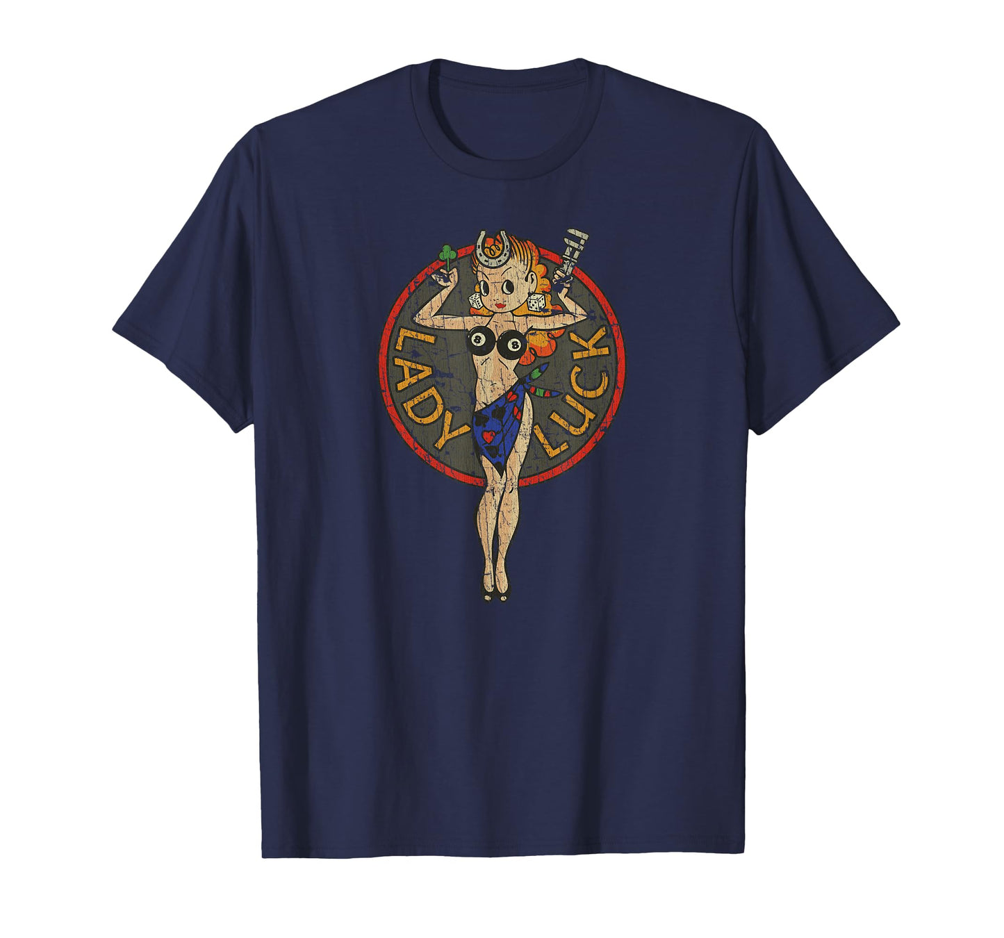 Traditional Lady Luck 1947 T-Shirt