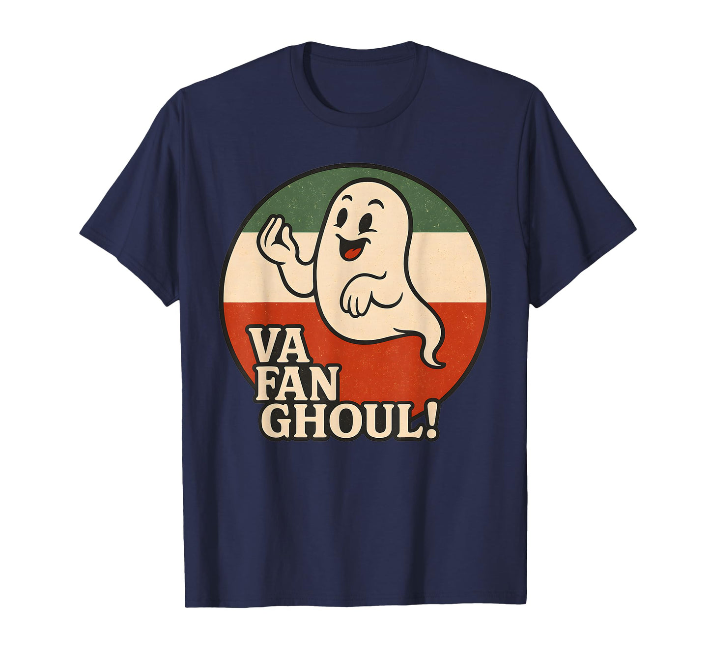 Va Fan Ghoul Ghost Italian Halloween Funny Costume Men Women T-Shirt