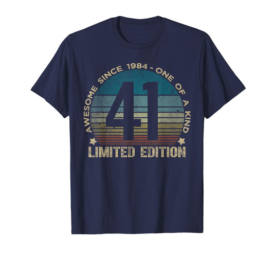 41 Year Old Gifts Vintage 1984 Limited Edition 41st Birthday T-Shirt