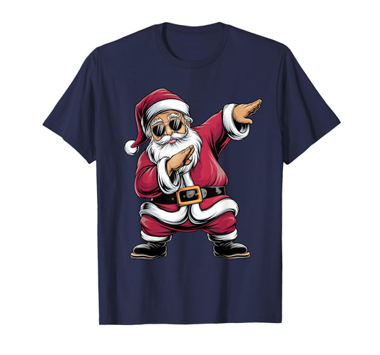 Dabbing Santa Claus Dance Festive Christmas Kids T-Shirt