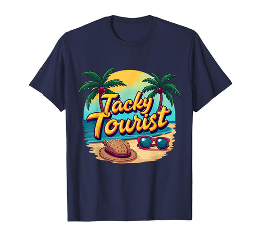Vacay Tacky Tourist Outfit Wacky Cruise Costume Idea Tacky T-Shirt