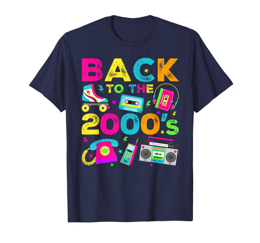 Back To 2000's 2000s Vintage Style 2000s Retro Party T-Shirt