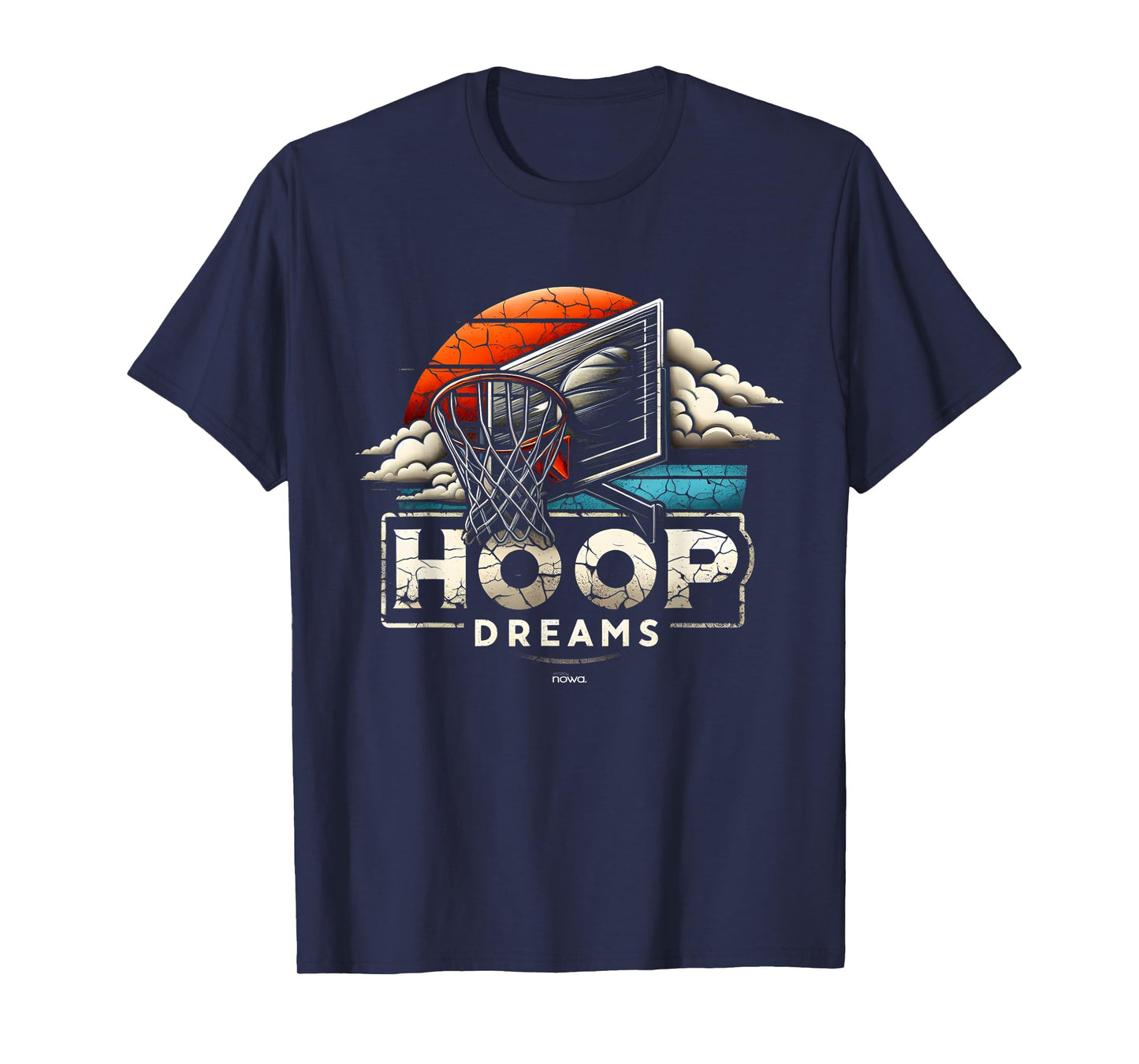 A DREAM OF BASKETBALL ON THE SUNDOWN HOOP T-Shirt