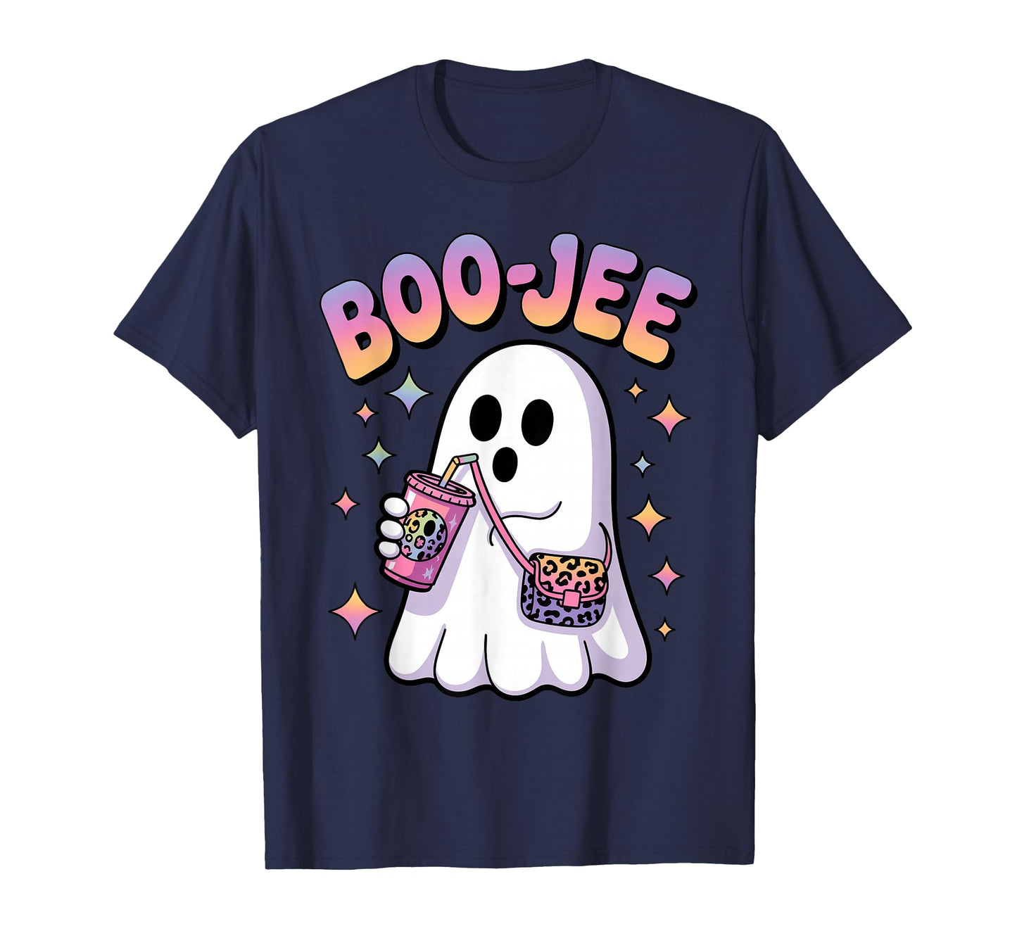 Ghost Boo-JEE Funny Boujee Halloween Trick or Treat Costume T-Shirt