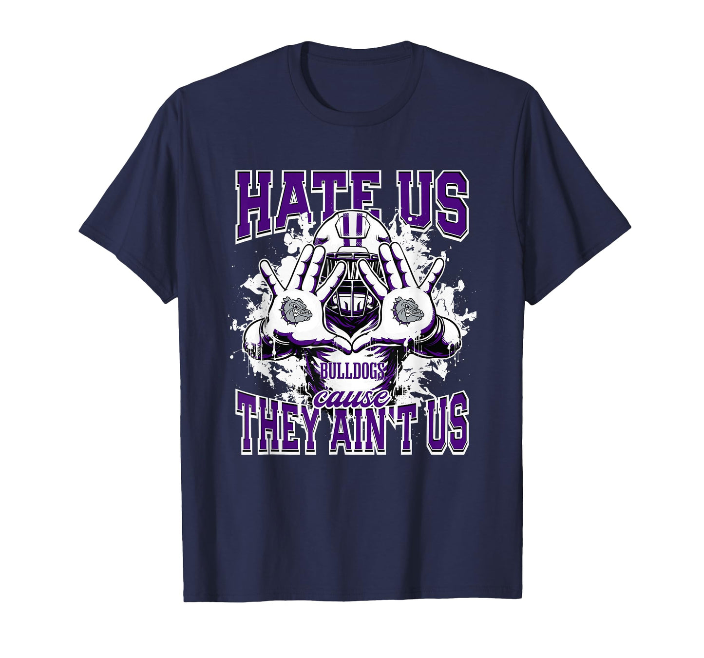 Brownsburg Bulldogs Logo Hate Us Cause They Ain't HS T-Shirt