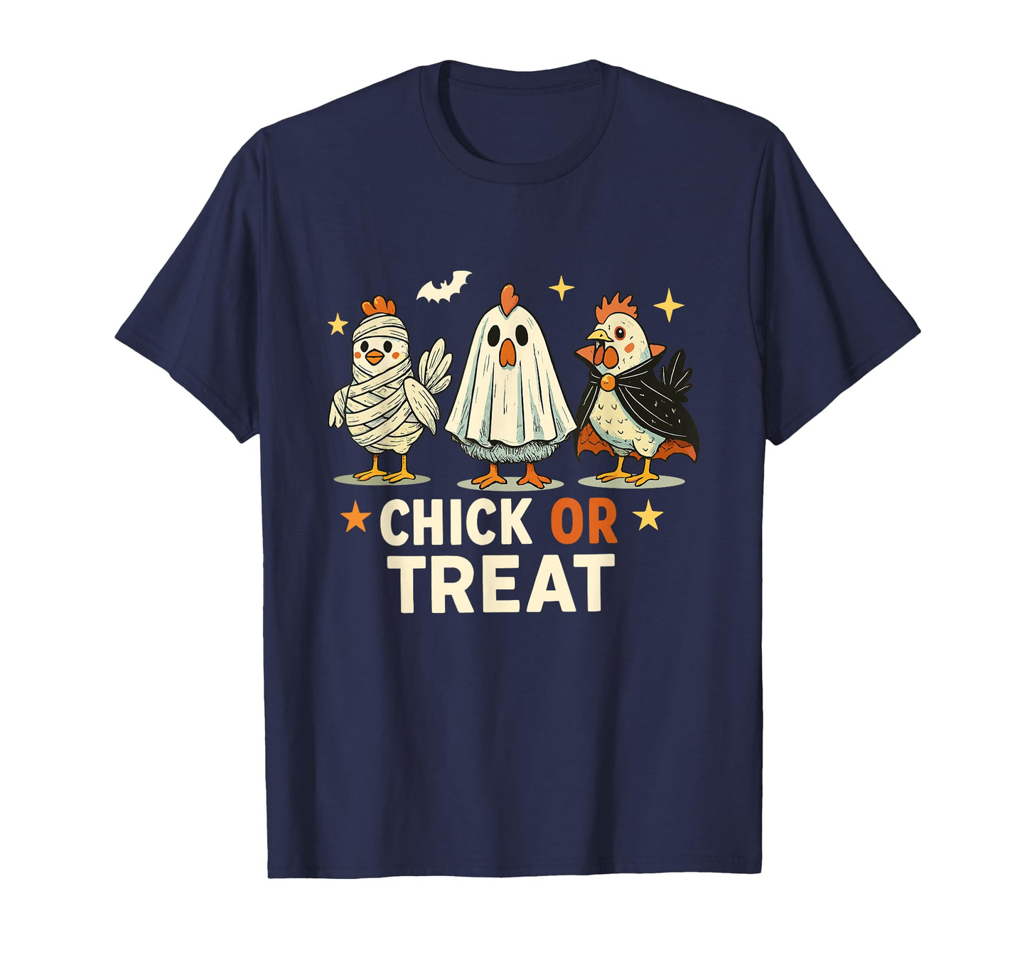Chick or Treat Halloween Chicken Ghost Spooky Chicken Lover T-Shirt