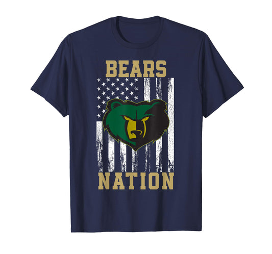 Basha Bears Logo Nation HS T-Shirt