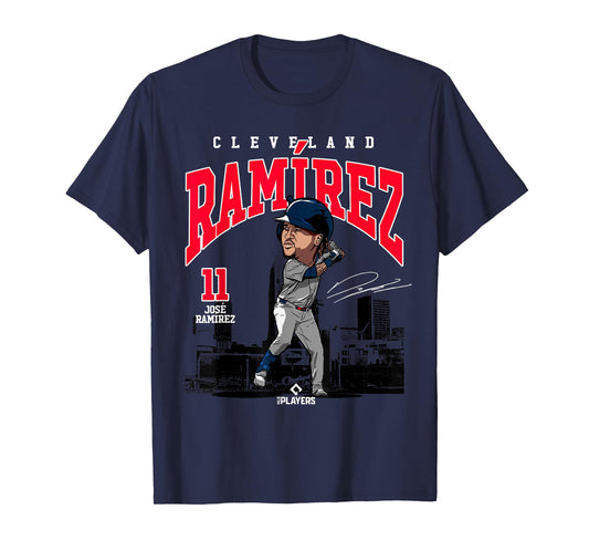 José Ramírez | Cleveland Baseball MLB Players | MLBJRAM4030 T-Shirt