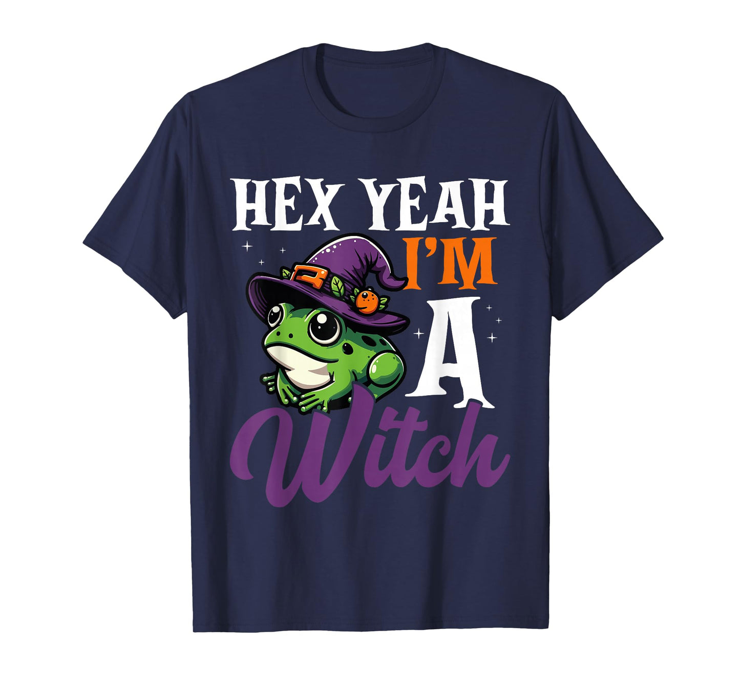 Hex Yeah I’m a Witch Funny Frog Halloween T-Shirt