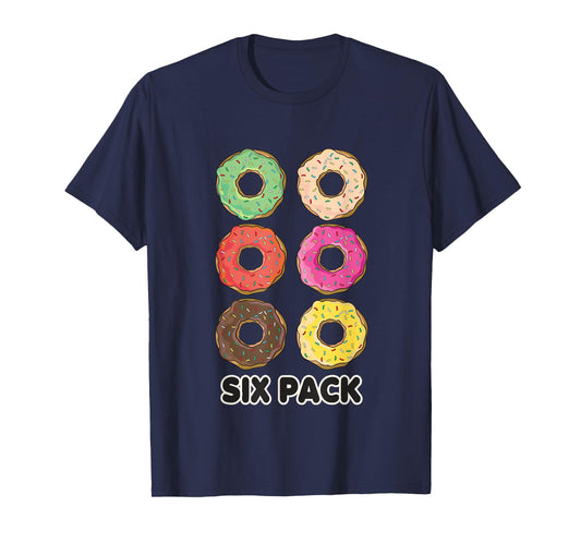 Funny Donut Six Pack Workout T-Shirt