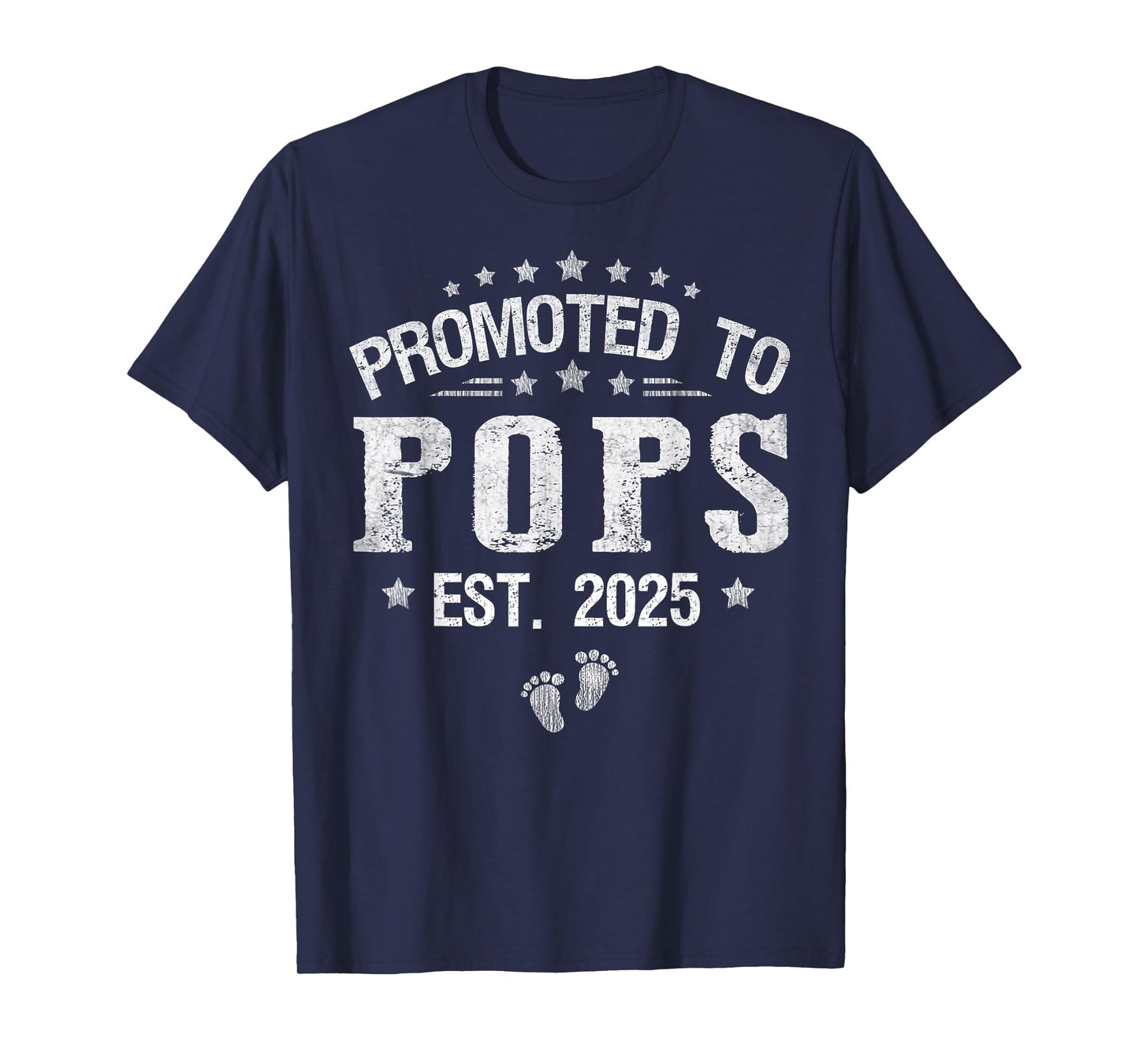 Promoted To Pops est.2025 Father's Day First time Pops T-Shirt
