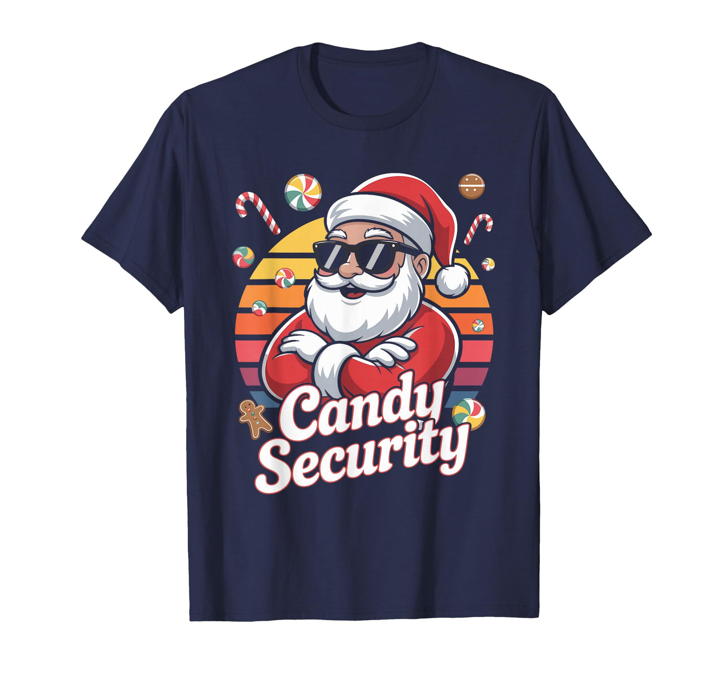 Funny Candy Santa T-Shirt