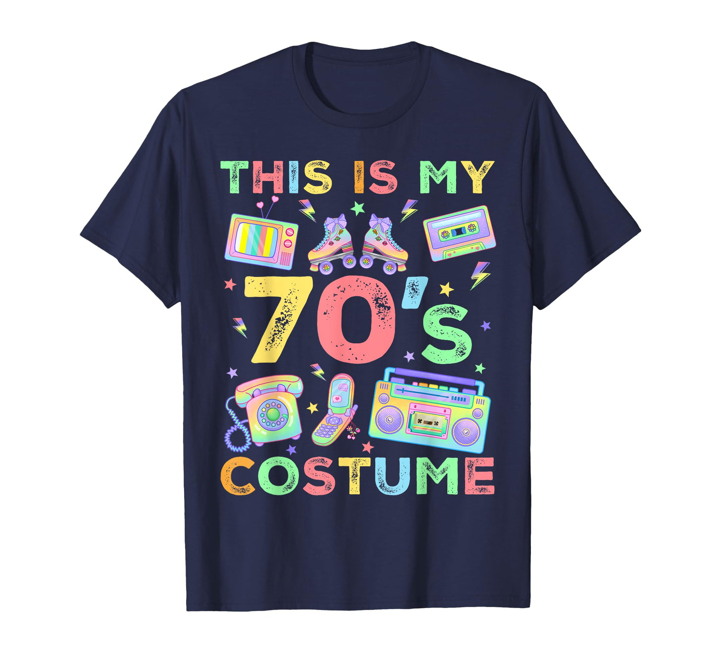 This Is My 70s Costume 70's style Seventies Retro Party T-Shirt