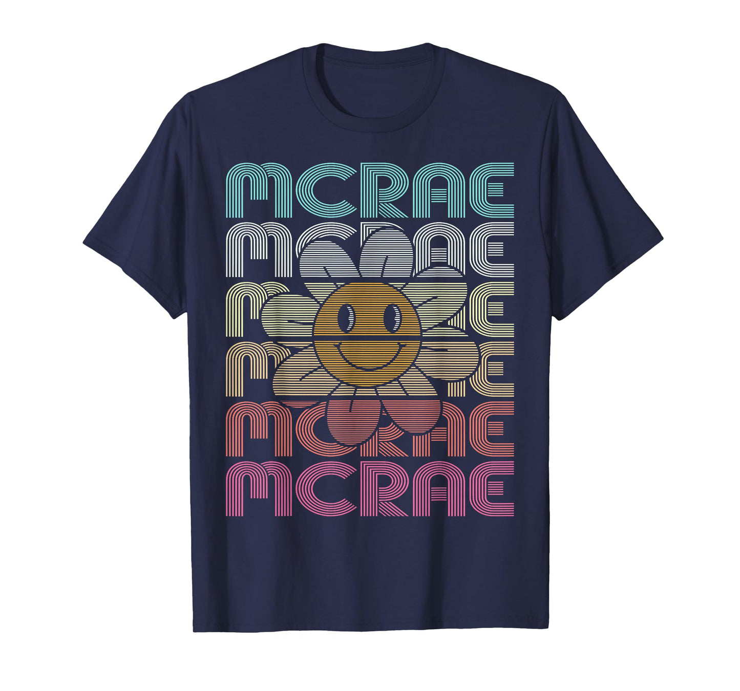 Retro McRae Frist Name I Love McRae 80's Vintage T-Shirt
