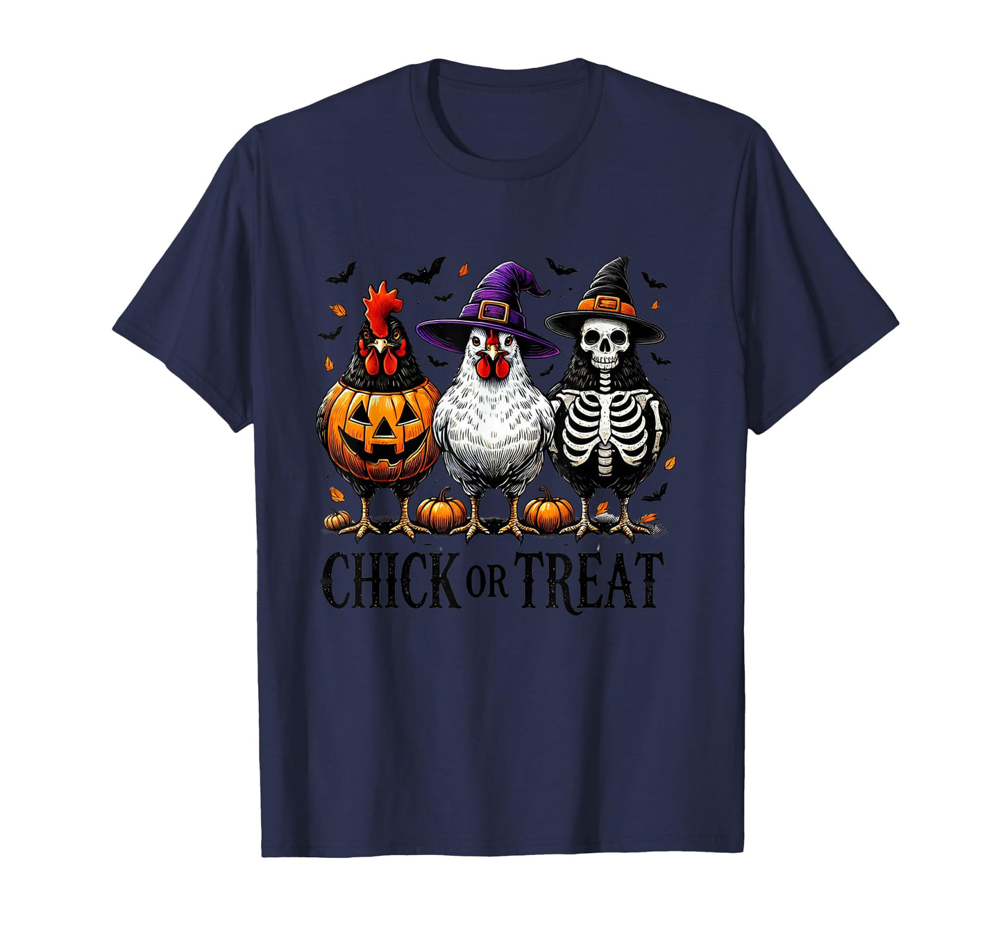 Amazing Spooky Creepy Halloween Chicks T-Shirt