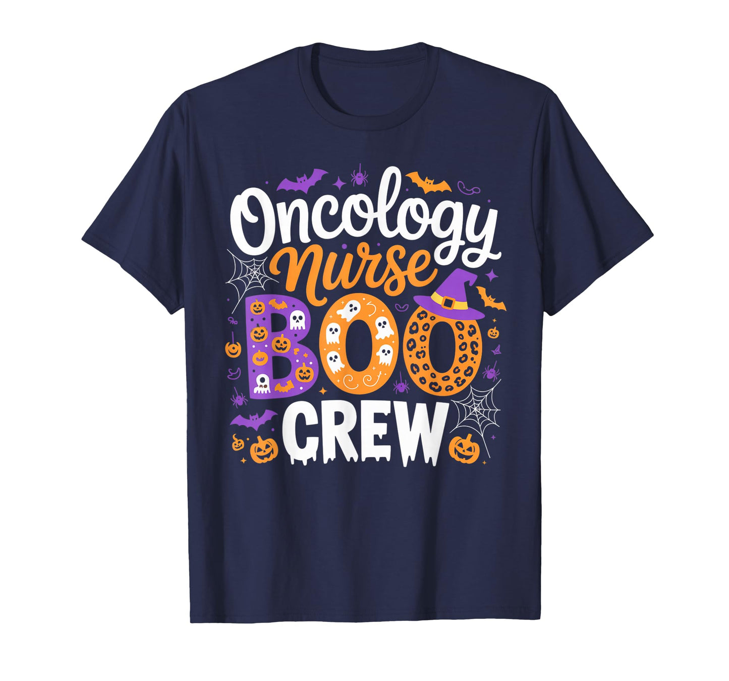 Oncology Nurse Boo Crew Halloween Spooky Outfit for Nurses T-Shirt