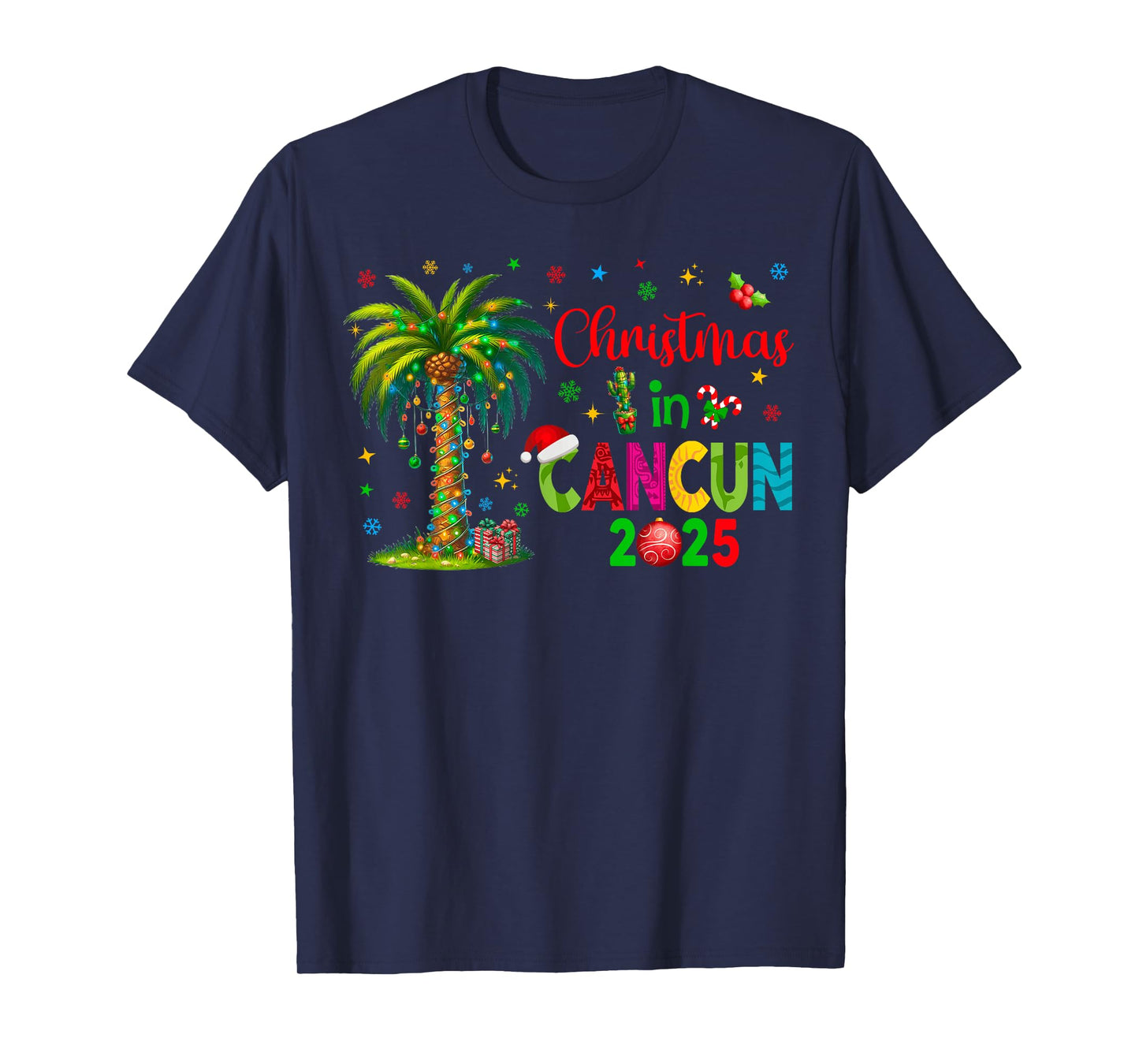 Mexico Cancun Cabo Christmas Trip Outfit T-Shirt
