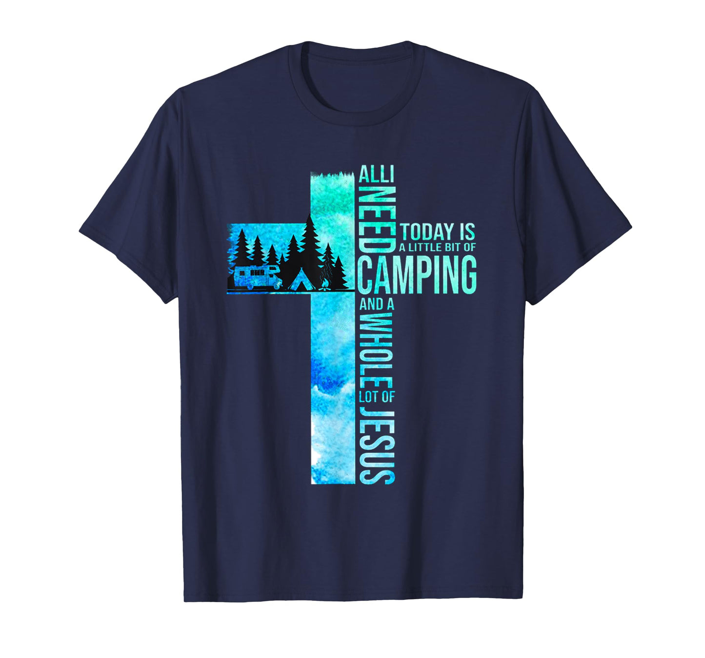 Camping and Jesus T-Shirt