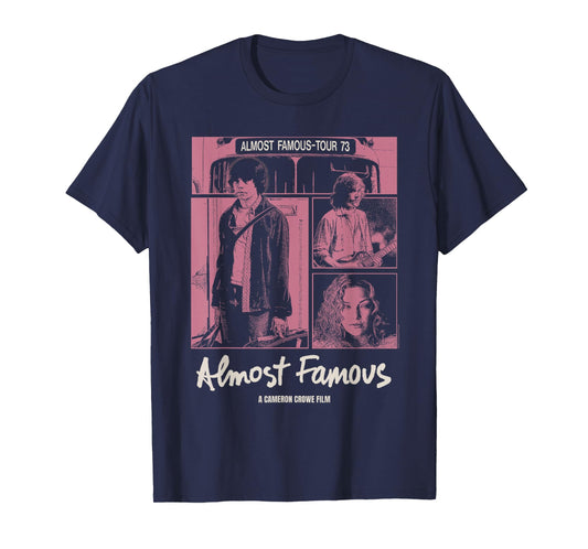 Almost Famous Pink Cast Photos Collage Movie T-Shirt