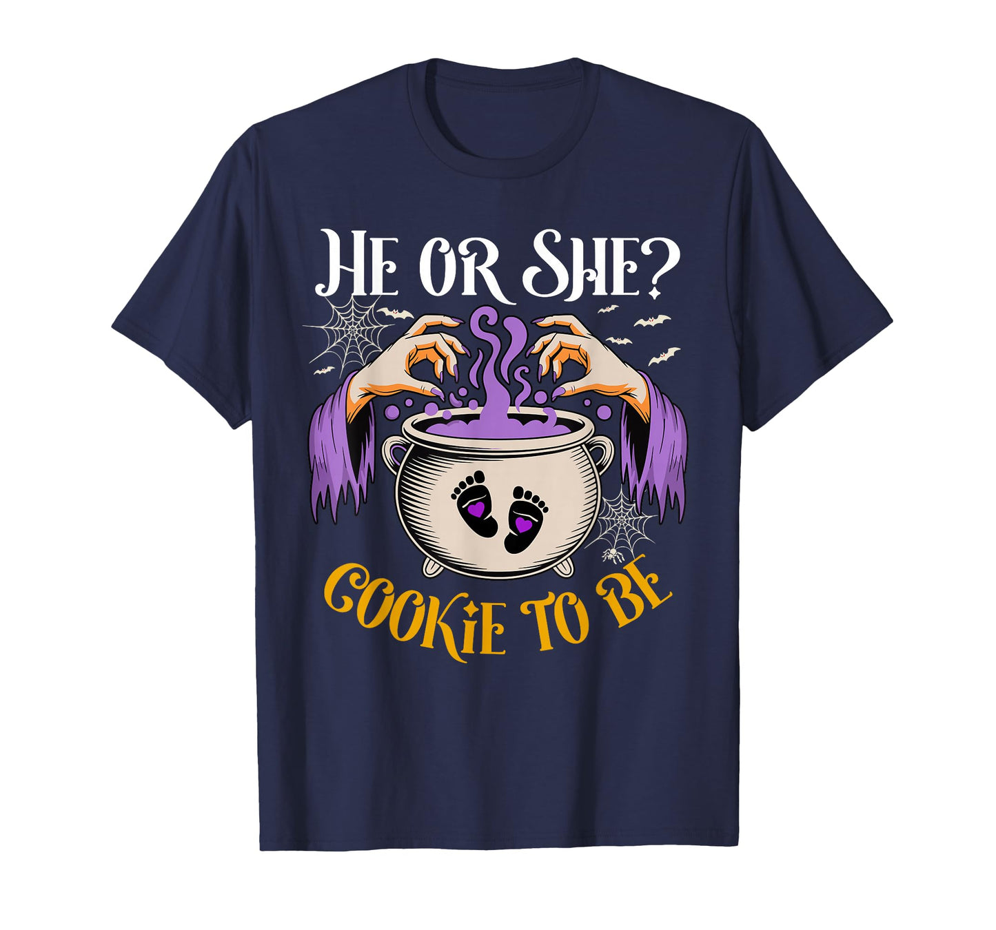 He Or She Cookie to Be Baby Reveal Halloween Costume T-Shirt