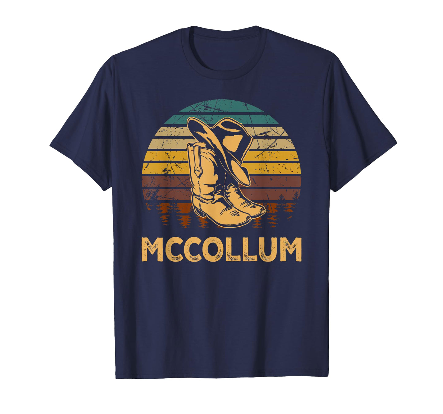 Vintage McCollum Personalized McCollum Birthday Family Pride T-Shirt