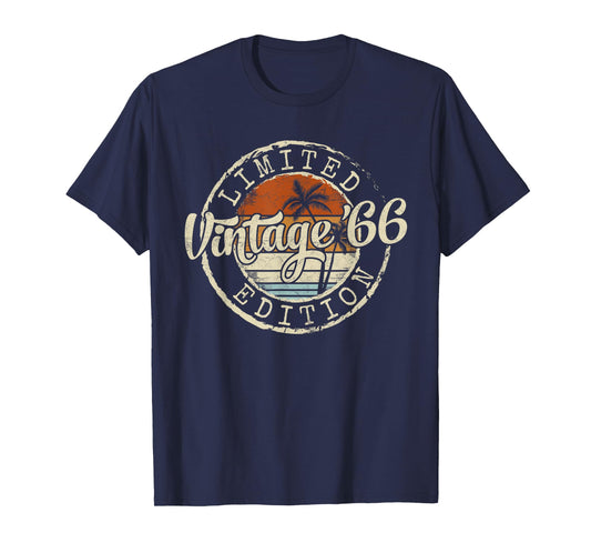 Vintage 1966 59th Birthday Gifts For Men Women 59 Year Old T-Shirt