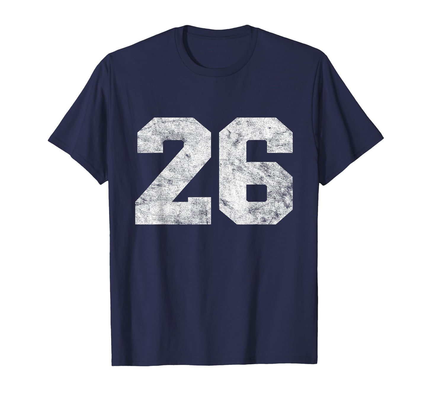 Vintage Lucky Number Birthday 26 Sports Player Team Athlete T-Shirt