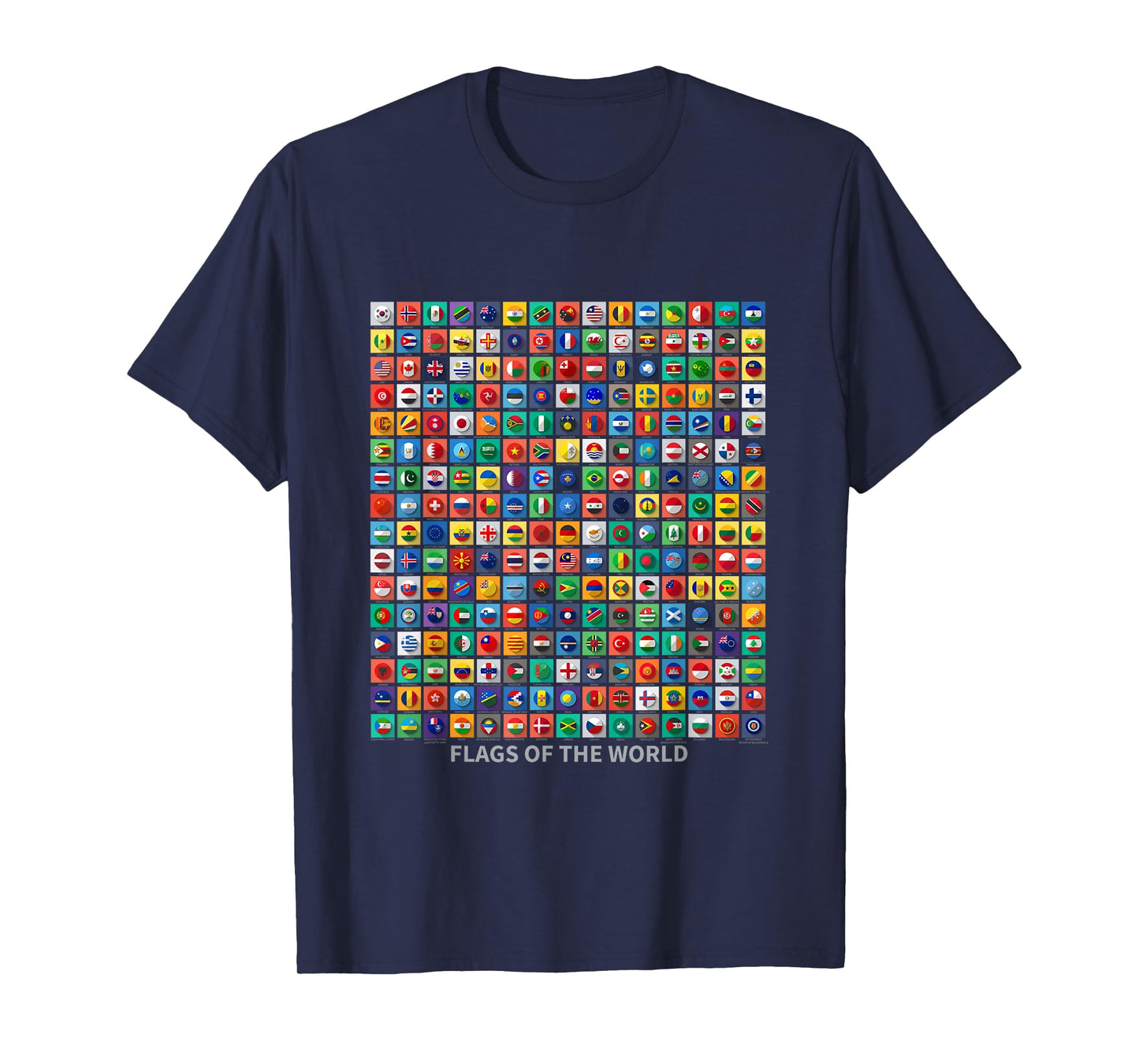 Flags of the Countries of the World Outfit Graphic Designs T-Shirt