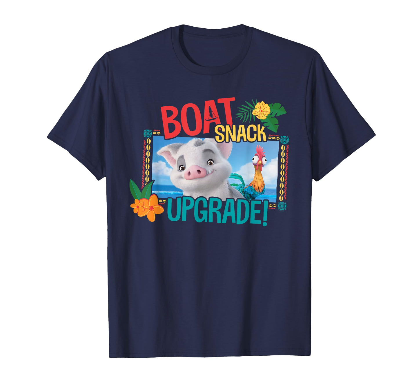 Disney Moana 2 Pua and Heihei Boat Snack Upgrade Funny T-Shirt