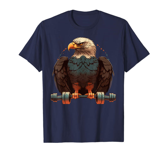 Eagle Weightlifting Funny Fitness Gym Eagle T-Shirt