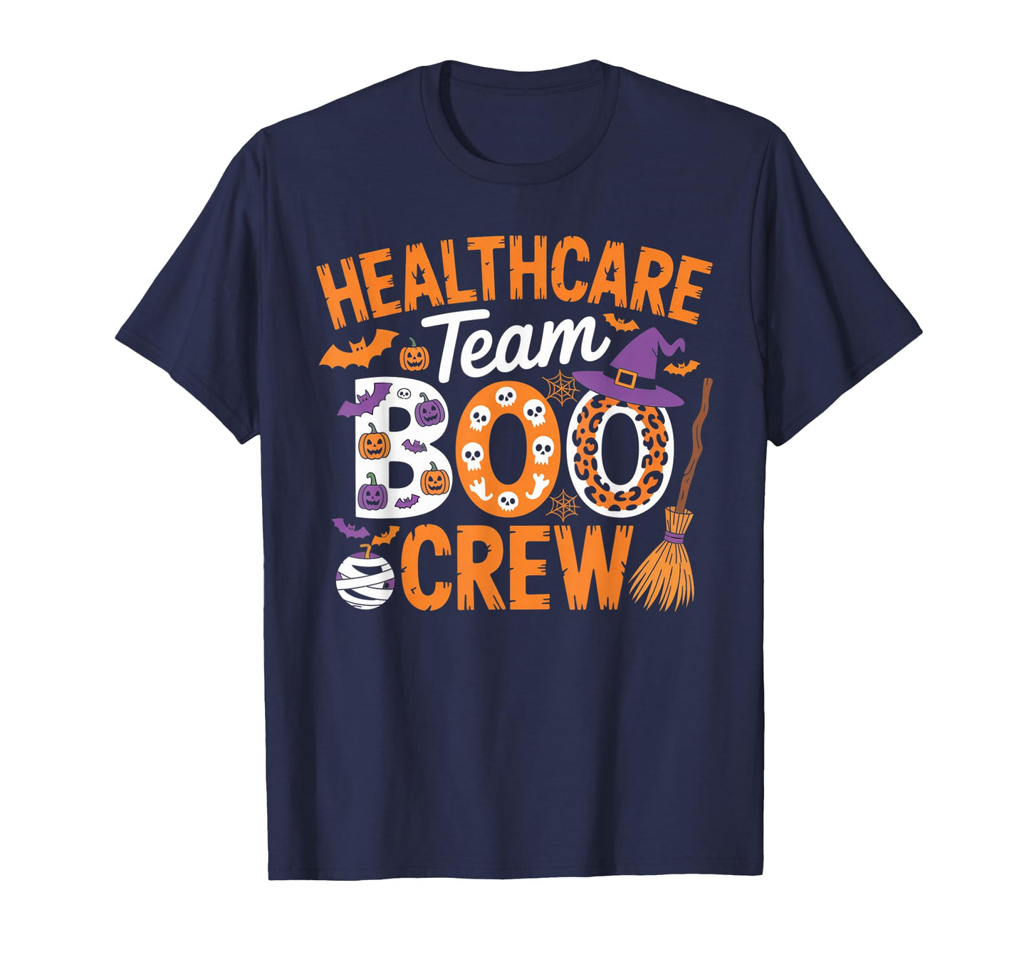 Healthcare Team Boo Crew Halloween Group Outfit for Staff T-Shirt