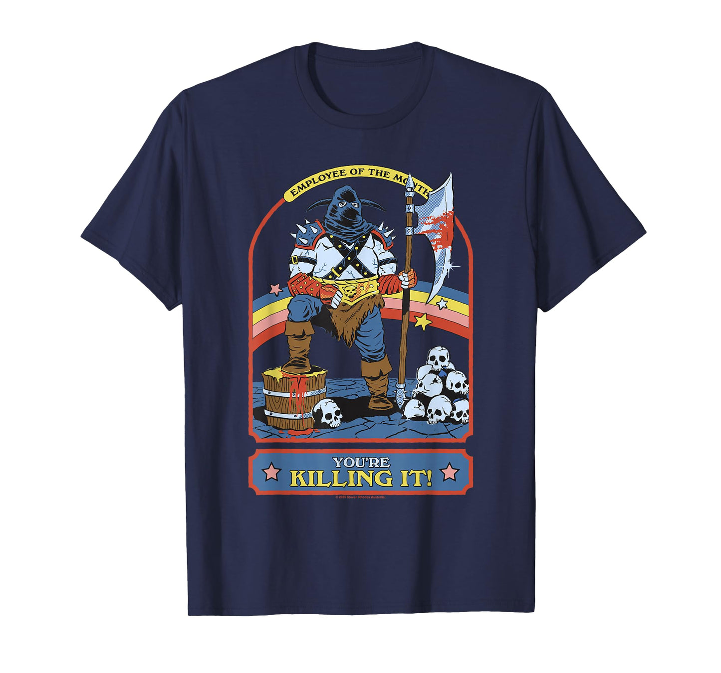 Employee of the Month Sarcastic Vintage Funny Adult Humor T-Shirt