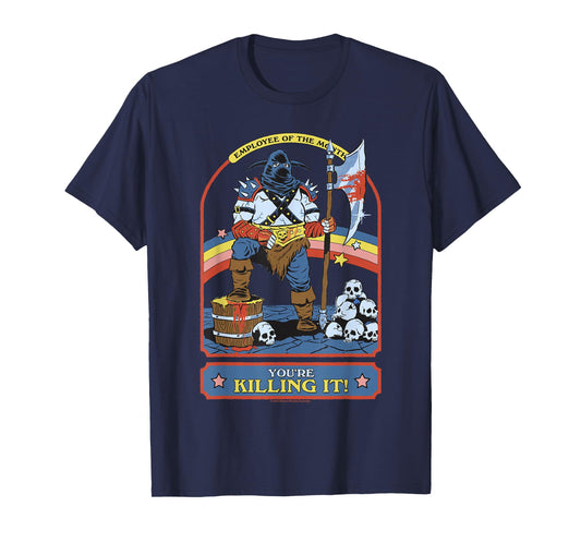 Employee of the Month Sarcastic Vintage Funny Adult Humor T-Shirt