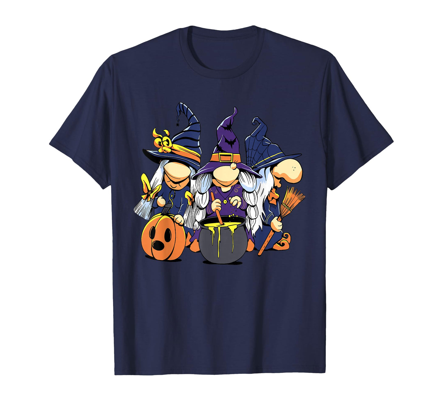 Halloween Witch Pumpkin Costume Funny Design T-Shirt