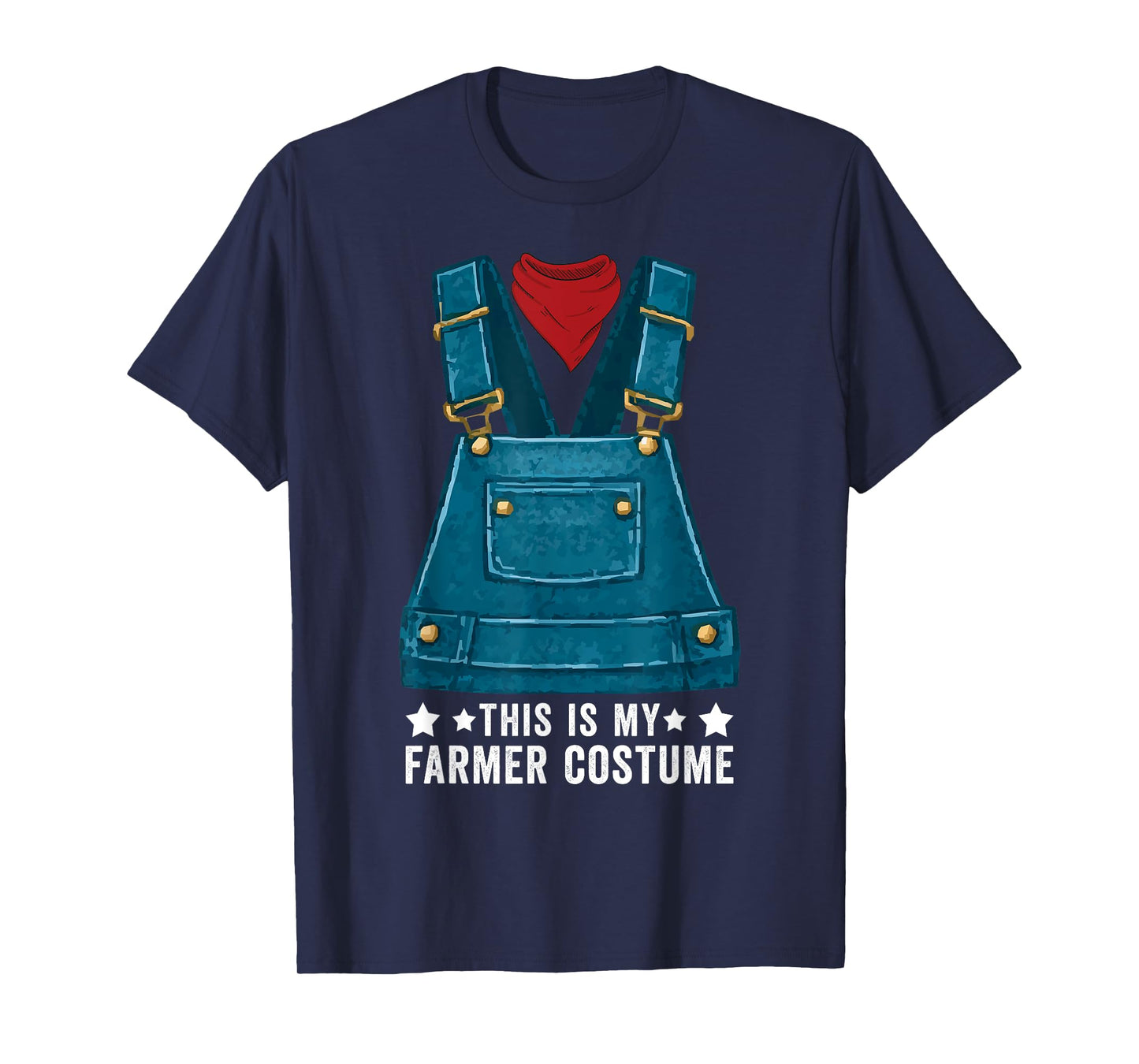 This Is My Farmer Costume Halloween Funny Farm Farming T-Shirt