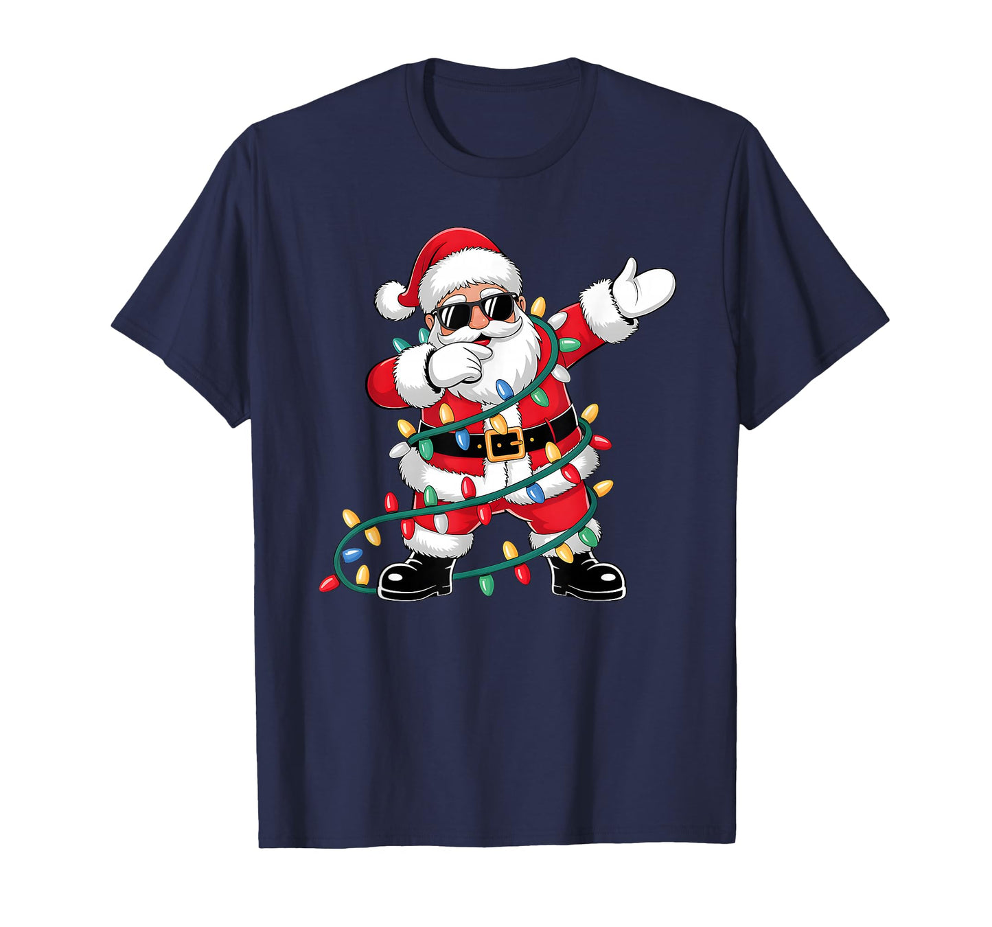 Christmas Boys Girls Dabbing Santa Claus Funny Xmas Dab T-Shirt