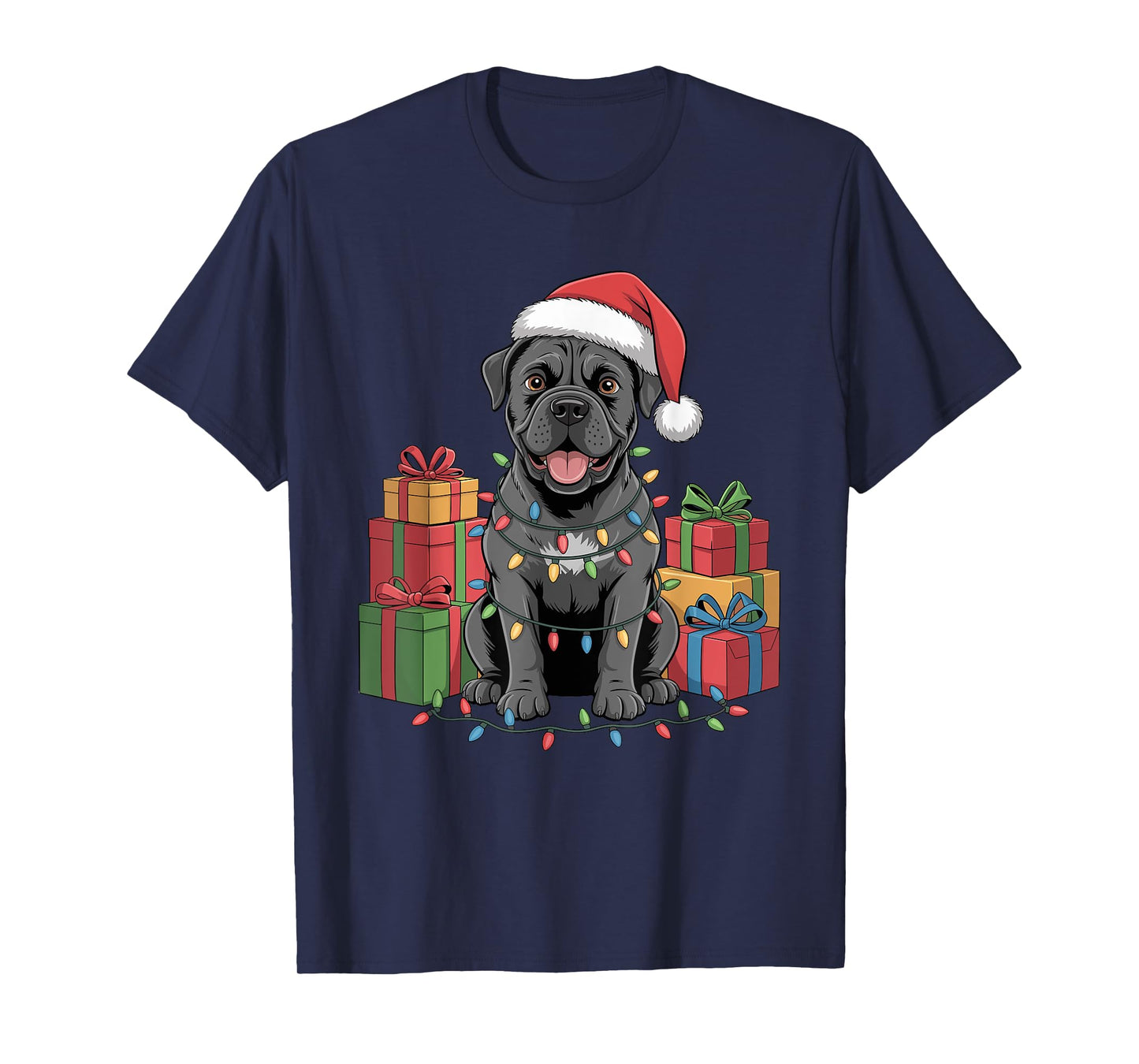 Cute Cane Corso Christmas Design Funny Dog Lover Holiday T-Shirt