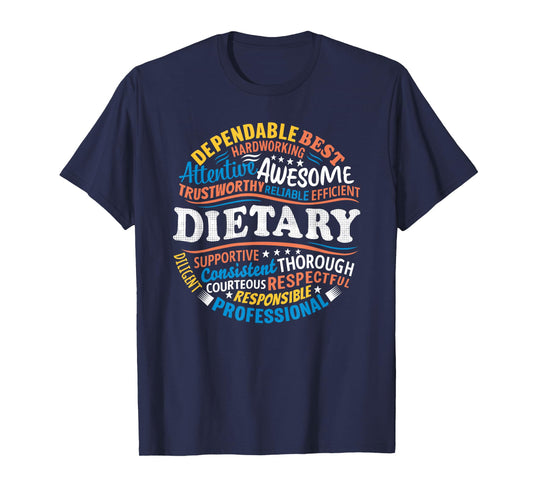 Dietary Shirts Food Service Appreciation Dietary Week Gifts T-Shirt