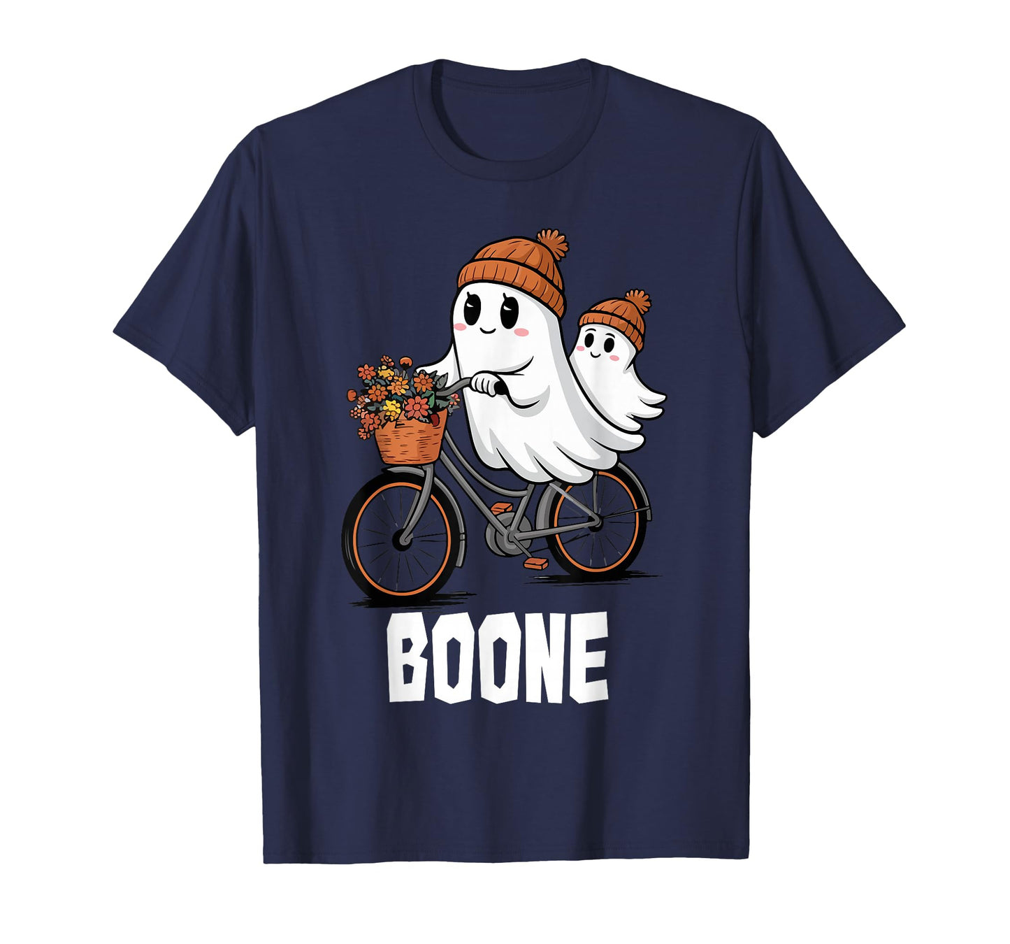 Retro Boo Boone Girls First Name Funny Halloween Ghost 2025 T-Shirt