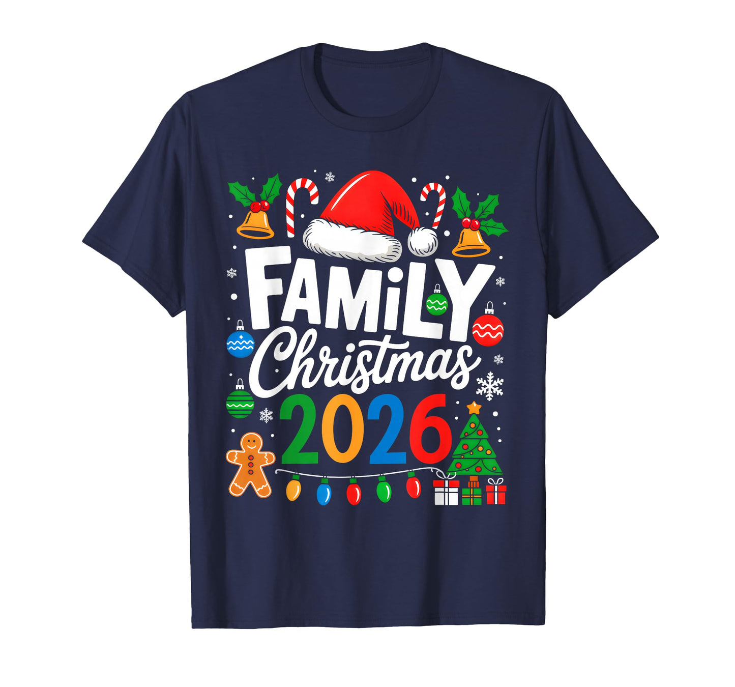 Family Christmas 2026 Matching Pajamas Xmas Family Christmas T-Shirt