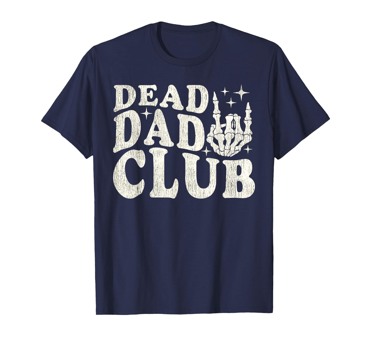 Vintage Dead Dad Club Fathers Day Funny For Men Women T-Shirt
