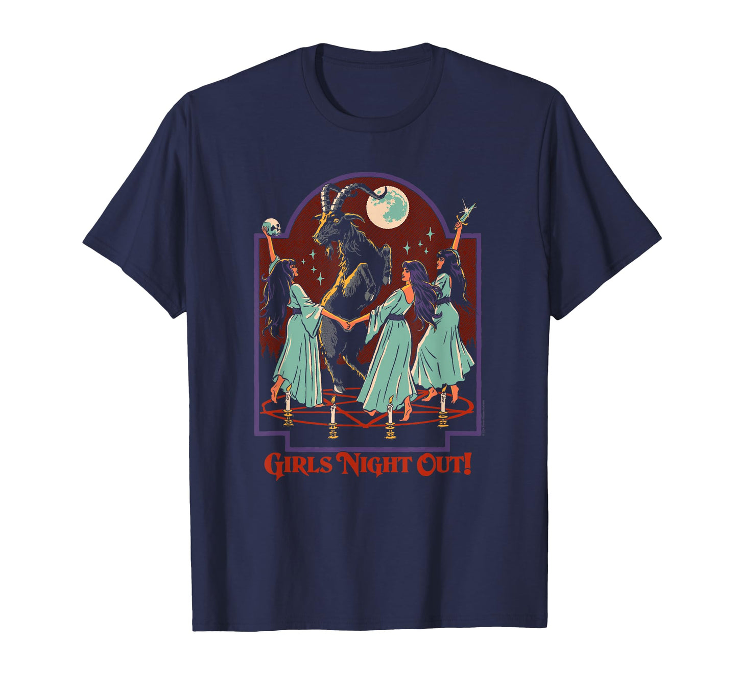 Steven Rhodes Girls Night Out Ritual Sacrifice Dark Humor T-Shirt