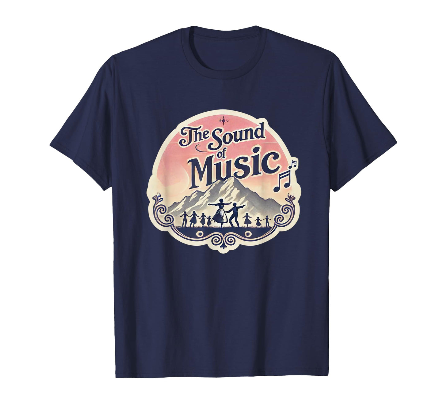 Sunset over the Alps Sound Of Music Family Musical T-Shirt