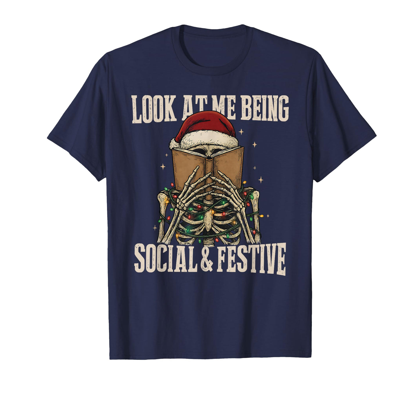 Christmas Read, Cozy Bookish Xmas Girl Reader Ugly Gift T-Shirt
