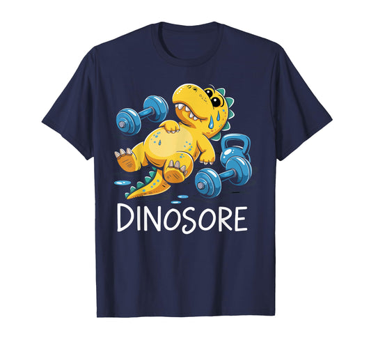 Funny Gym Workout Dinosaur Fitness Lifting for Women Men T-Shirt