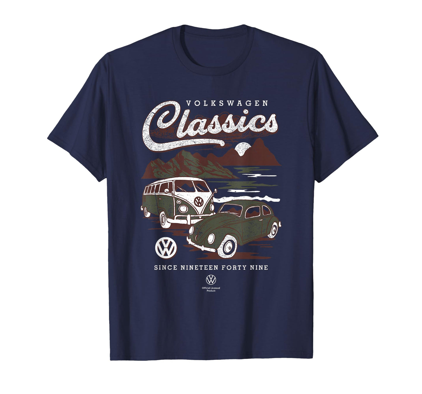 Type 2 T1 Campervan & Beetle Classics T-Shirt