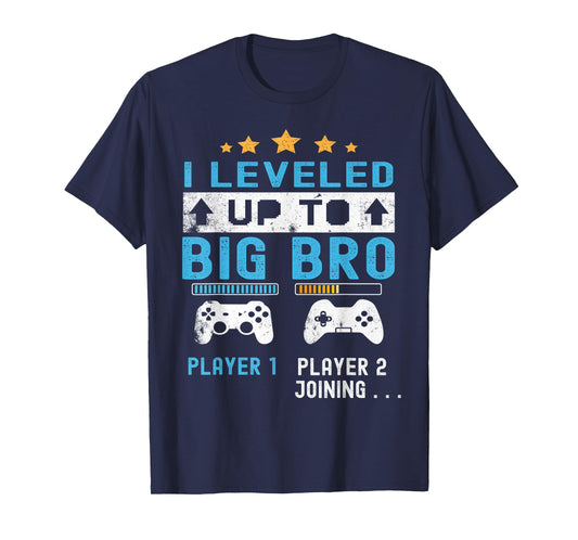 Leveled Up to Big Bro - Gamer New Player Joining Soon T-Shirt