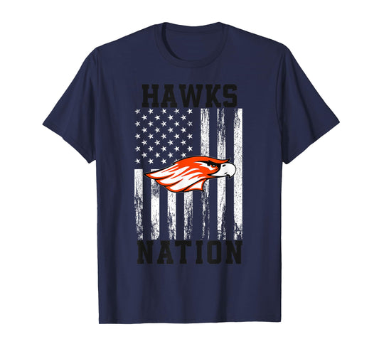 South Harrison Hawks Logo Nation HS T-Shirt